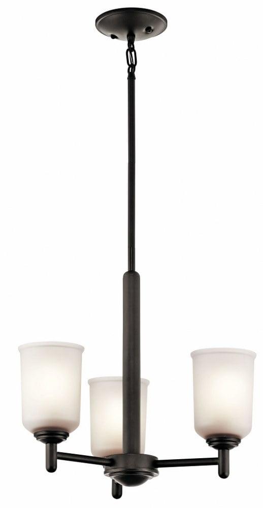 Kichler Lighting Shailene 3 - Light Chandelier in  Olde Bronze