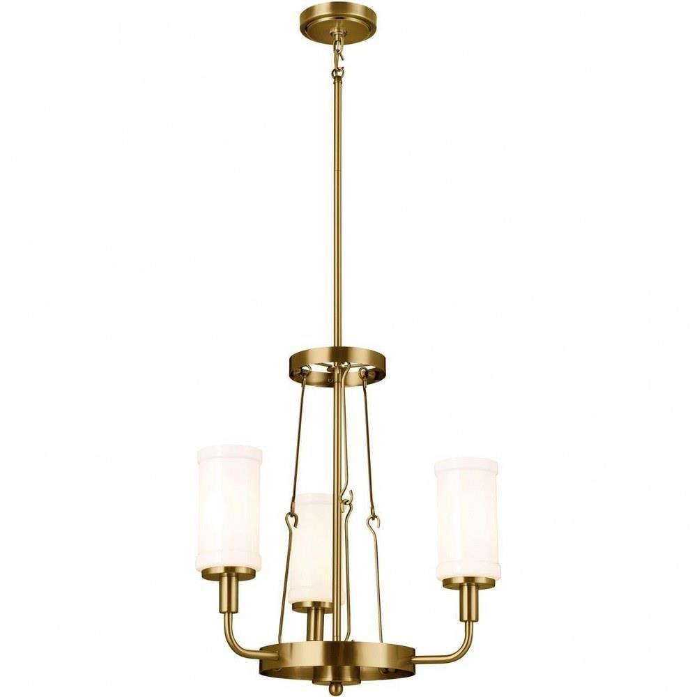 Kichler Lighting Vetivene 3 - Light Chandelier in  Natural Brass