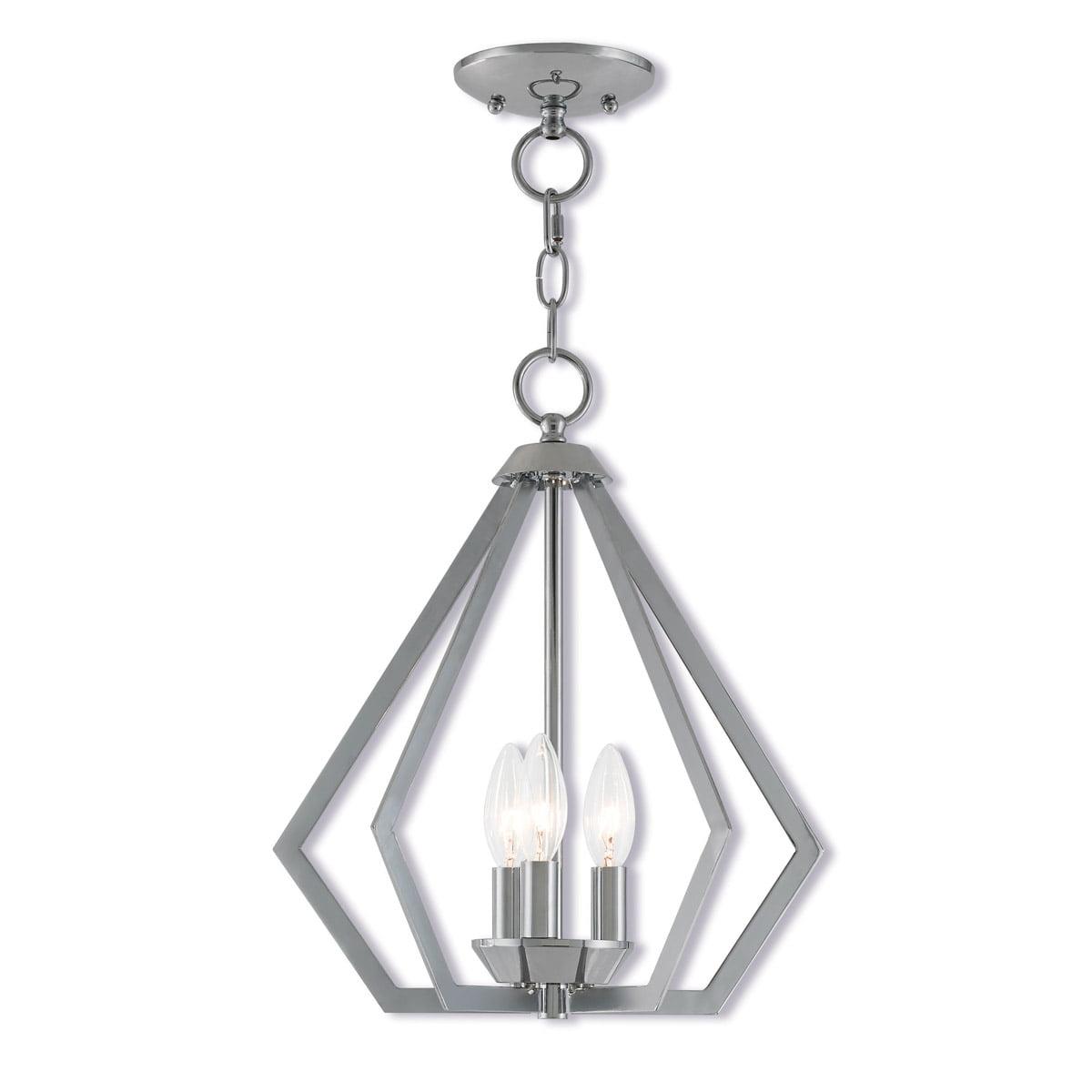 Livex Lighting Prism 3 - Light Chandelier in  Polished Chrome