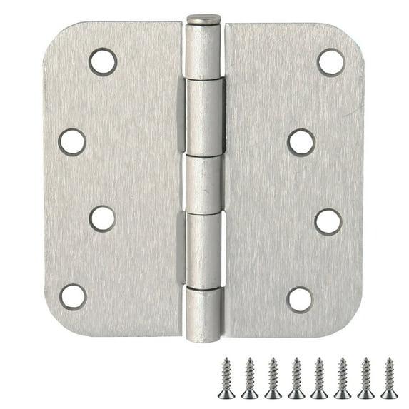 Design House Door Hinge 4-Inch, 5/8-inch Radius, 3-Pack (Set of 3)
