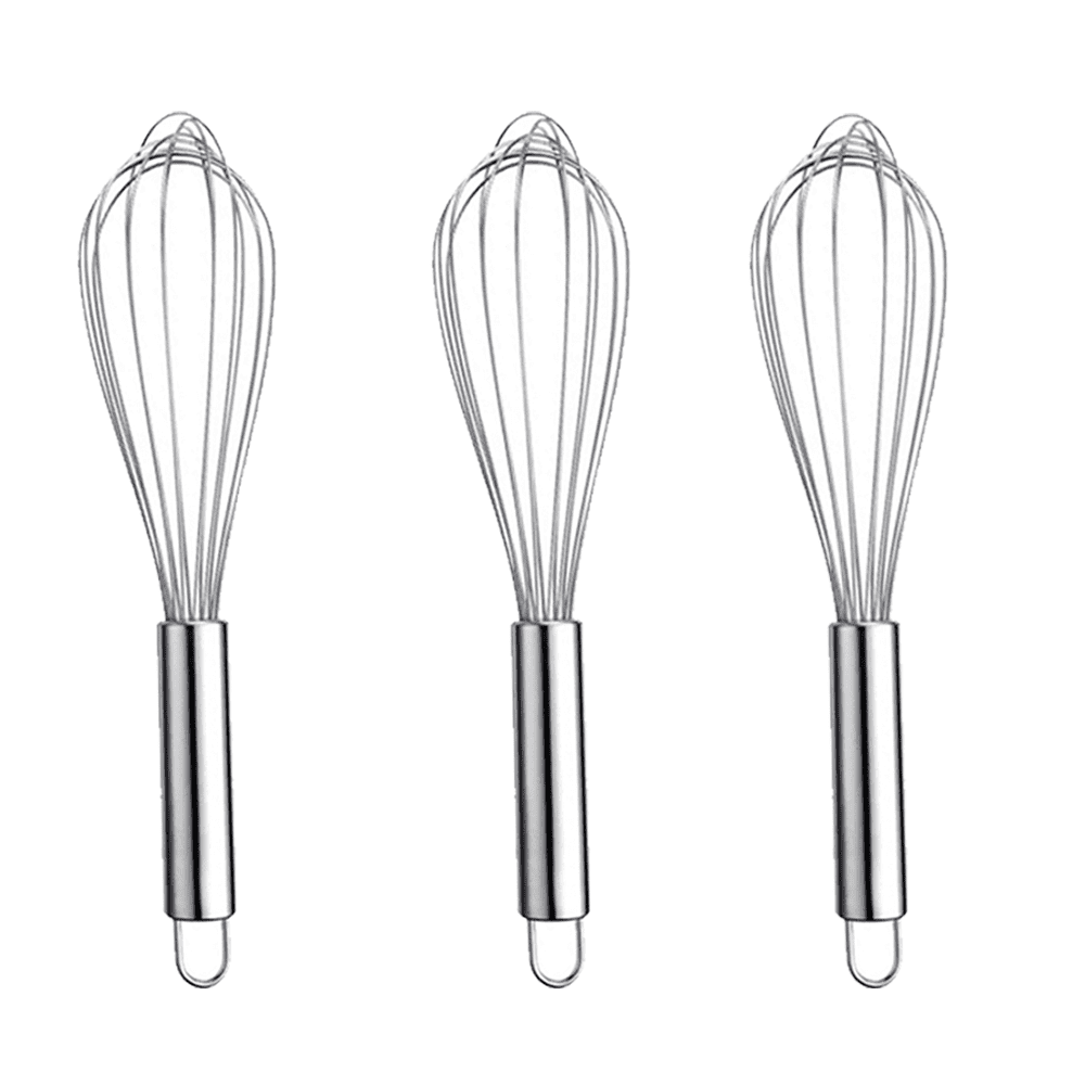 Stainless Steel Balloon Whisk Set, 3 Sizes