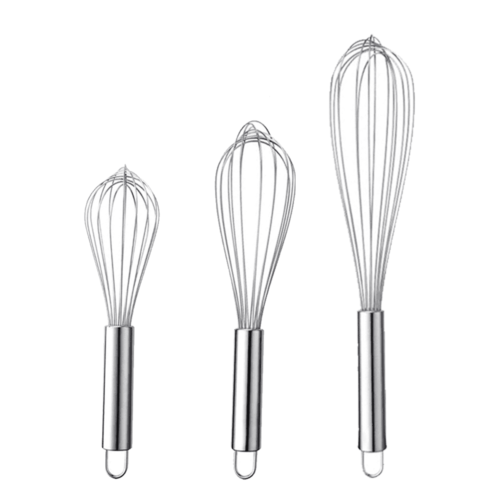 Stainless Steel Balloon Whisk Set, 3 Sizes