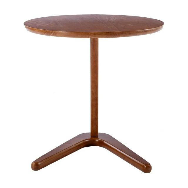 3 Pcs Linen Fabric Accent Chairs with Side Table, Red