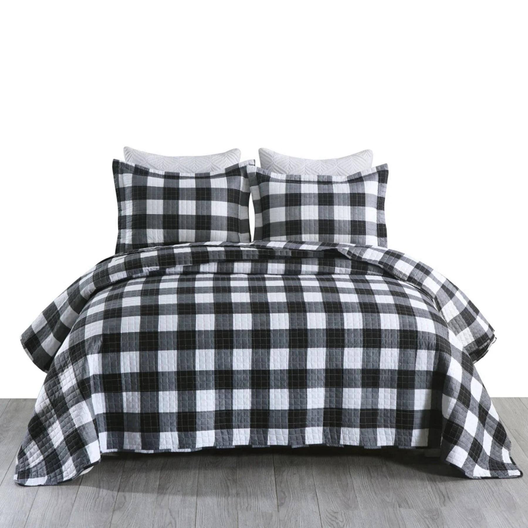 B020 Plaid Quilt Set