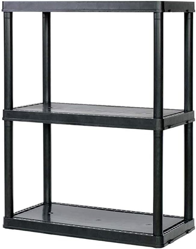 Kids' Playroom 3-Shelf Black Storage Organizer for Toys