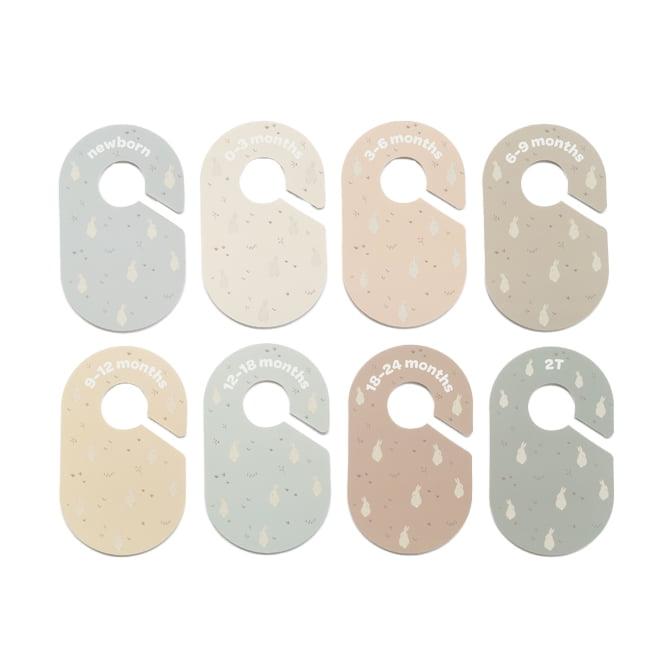 3 Sprouts Baby Closet Dividers (Newborn to 24 Months) – Set of 8 - Rabbit