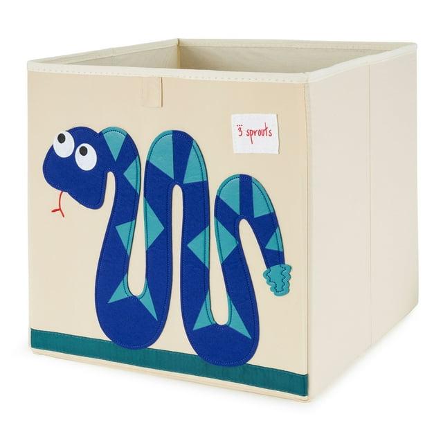 3 Sprouts 3 Sprouts - Toy Storage Cube for Baby and Kids - Snake