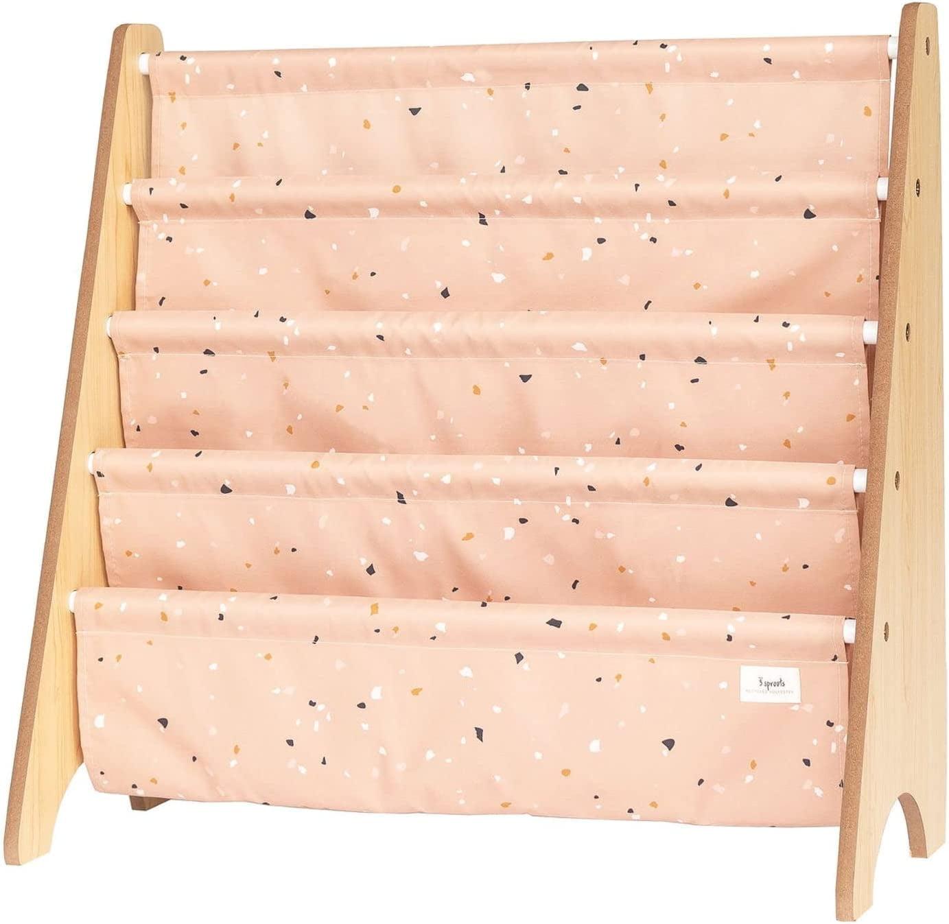 3 Sprouts - Book Shelf - Kids Book Rack Organizer  - Baby Room Bookcase