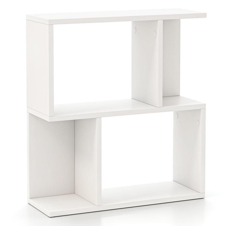 3-Tier Bookshelf with Display Shelf for Small Space
