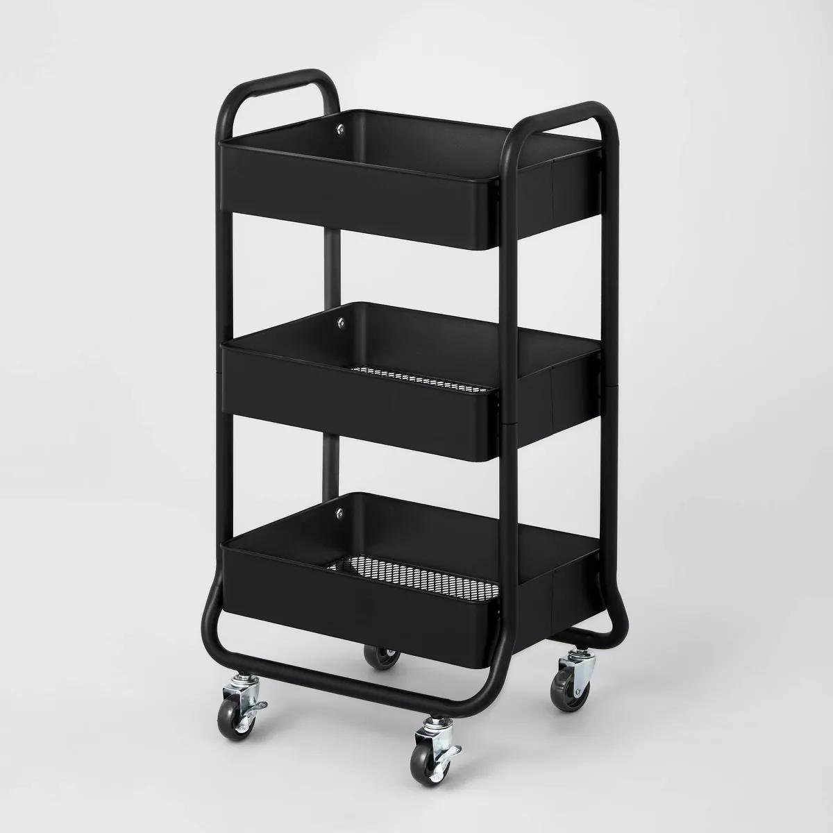 3 Tier Metal Utility Cart - Brightroom™