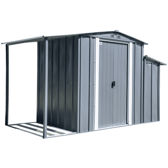 Arrow 3-In-1 Steel Utility Shed