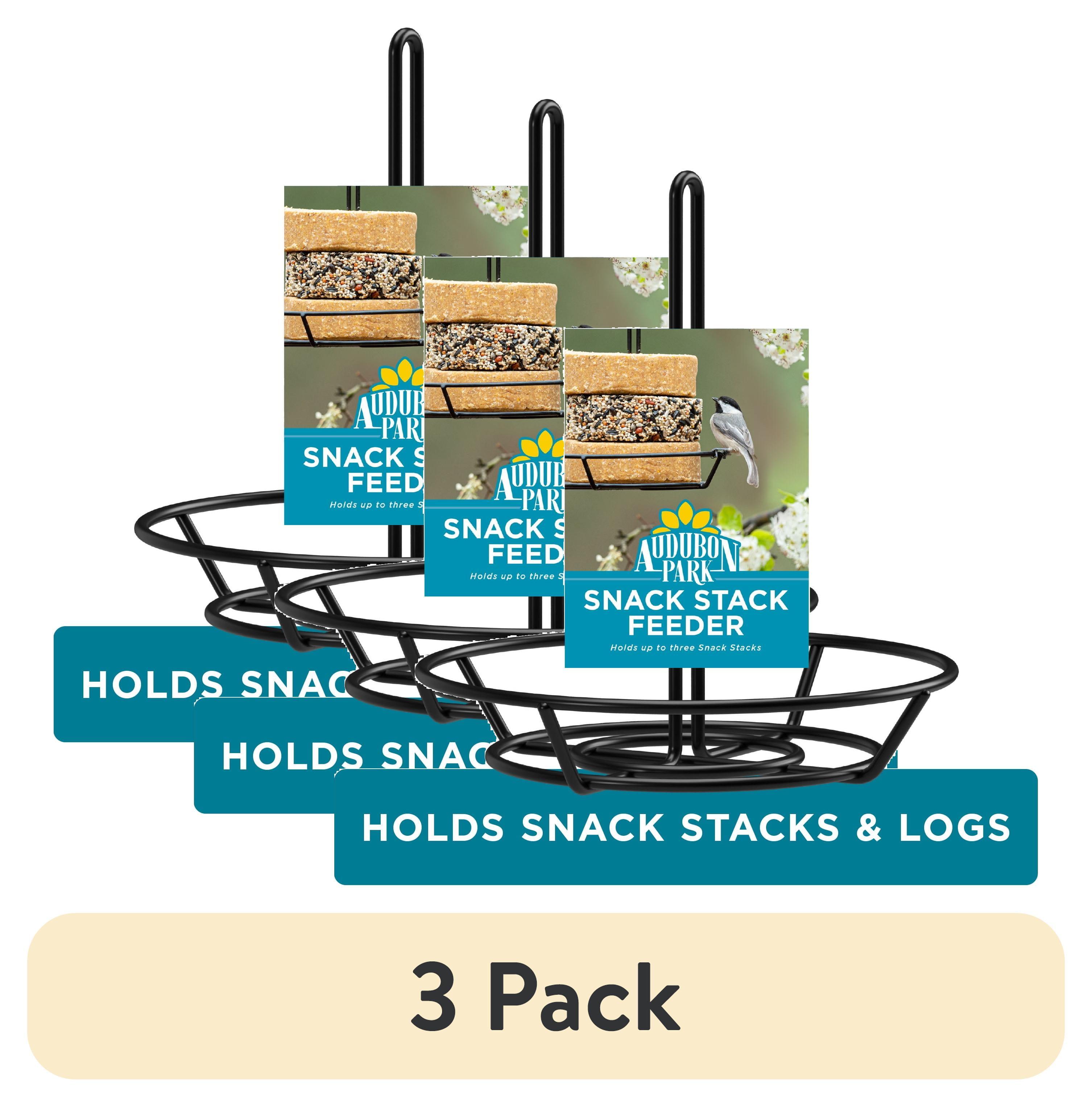Audubon Park Black Metal Snack Stack Hanging Wild Bird Feeder