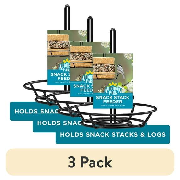 Audubon Park Black Metal Snack Stack Hanging Wild Bird Feeder