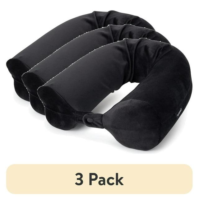 Brookstone Free-Form, Soft and Adjustable Travel Memory Foam Pillow for Neck and Lumbar Support