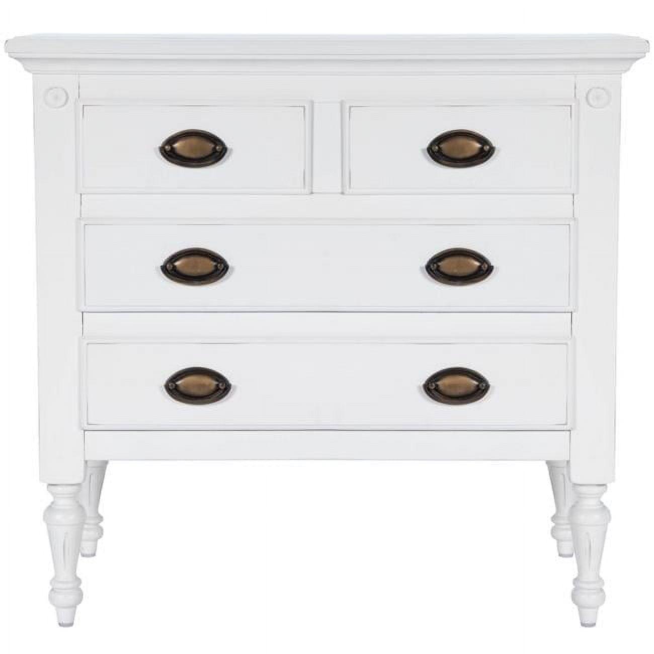 30.75 x 31.5 x 19 in. Easterbrook White 4 Drawer Chest