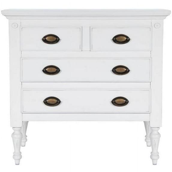 Easterbrook White 4 Drawer Chest