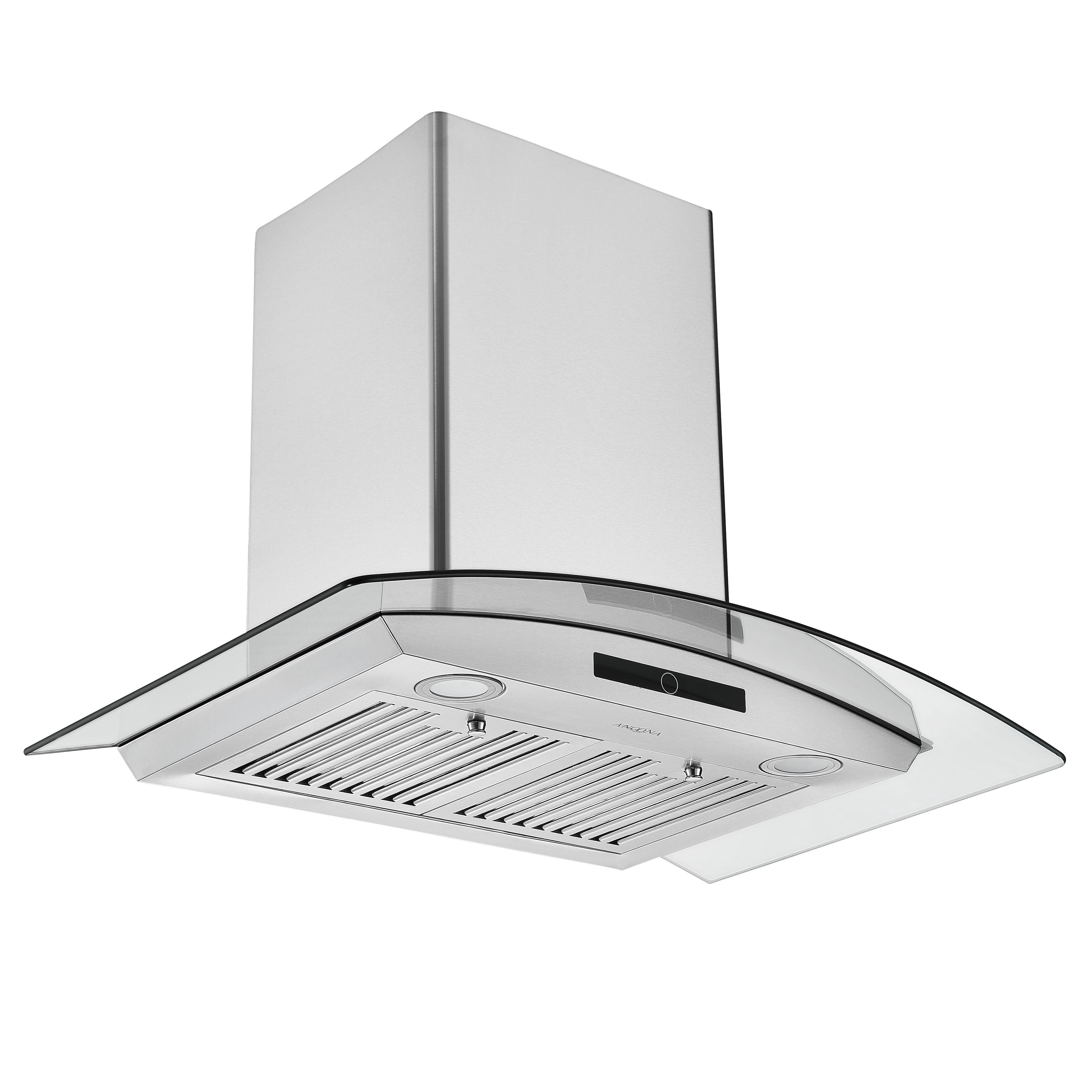 30" Stainless Steel Convertible Wall-Mounted Chimney Range Hood