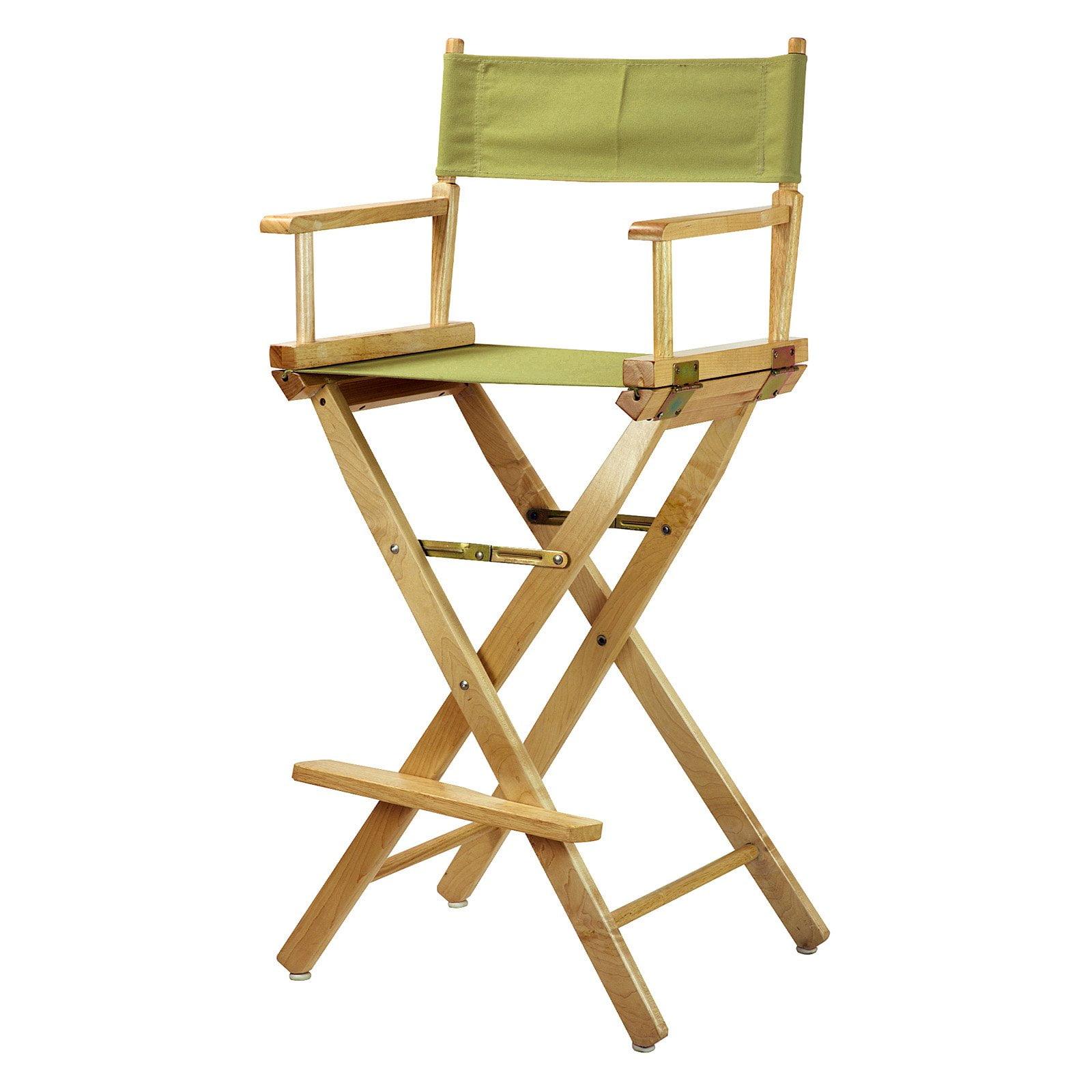 "30" Director's Chair Natural Frame-Olive Canvas"