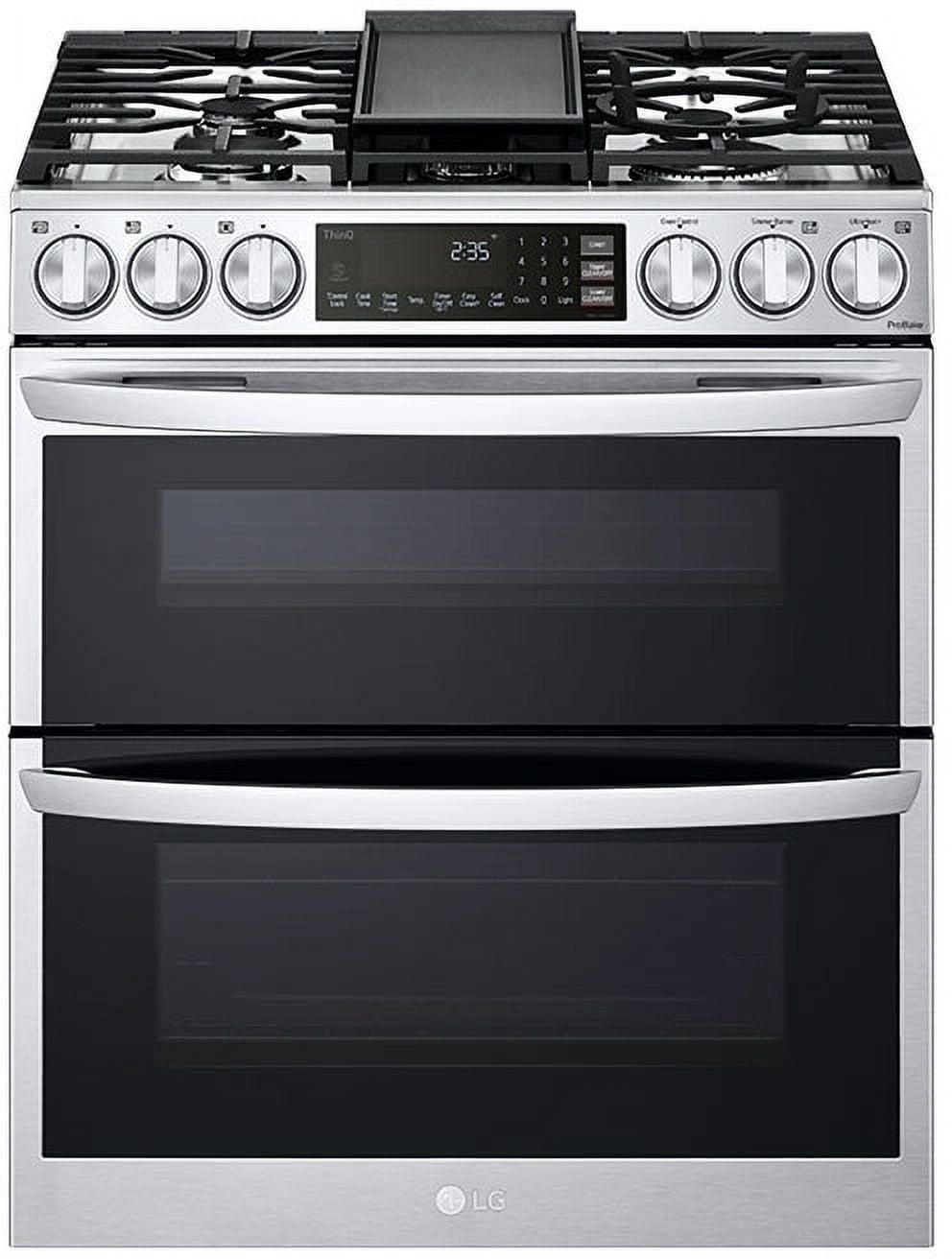 30 Inch Stainless Steel Smart Dual-Fuel Double Oven Range