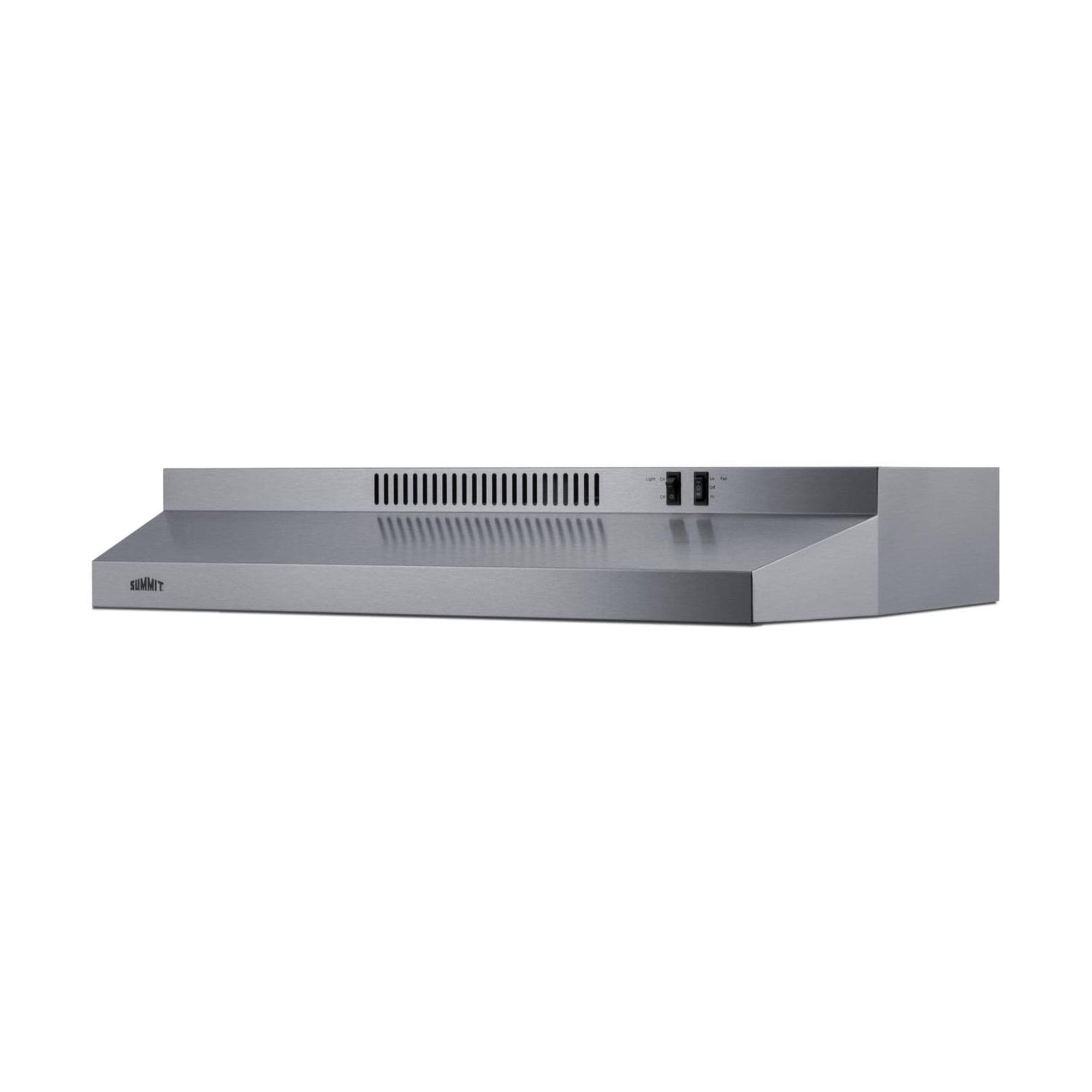 24" and #0# 140 CFM Convertible Under Cabinet Range Hood in Gray