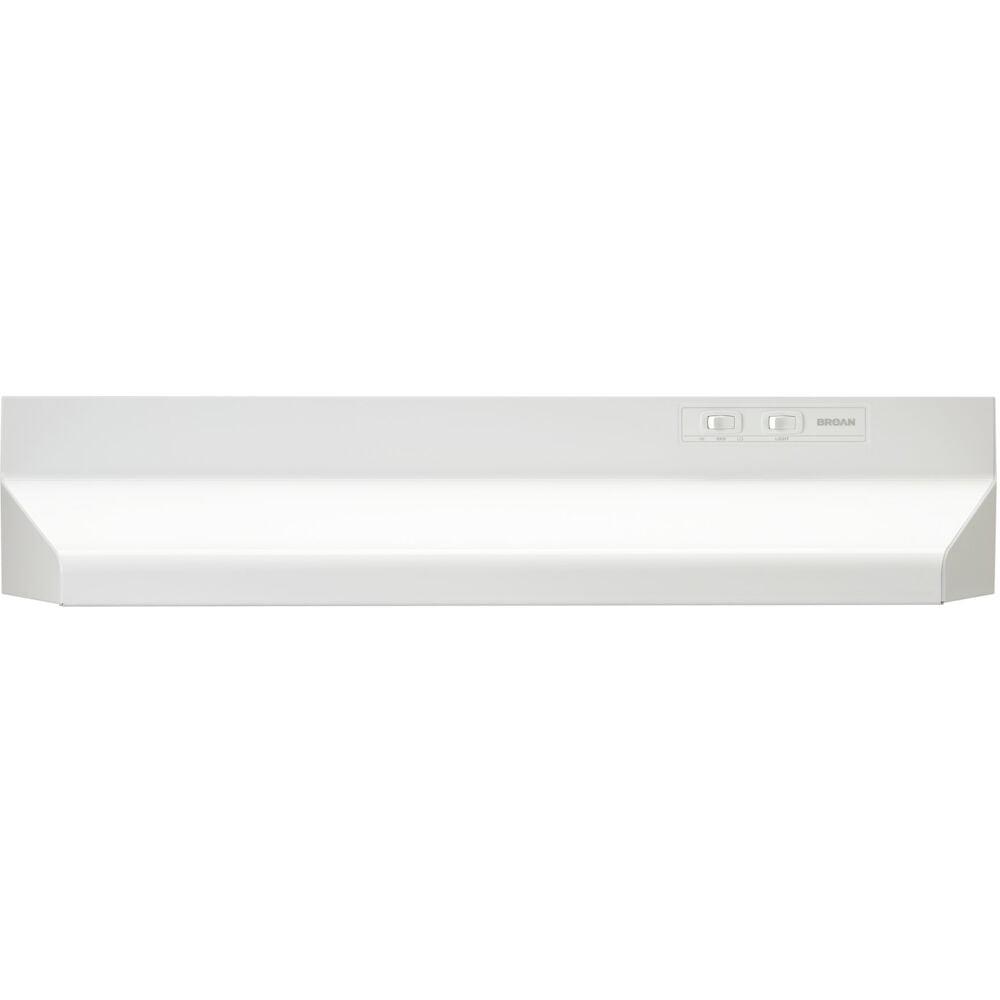 Broan NuTone 30" Steel 160 CFM Ducted (Vented) Under Cabinet Range Hood with Mesh Filter