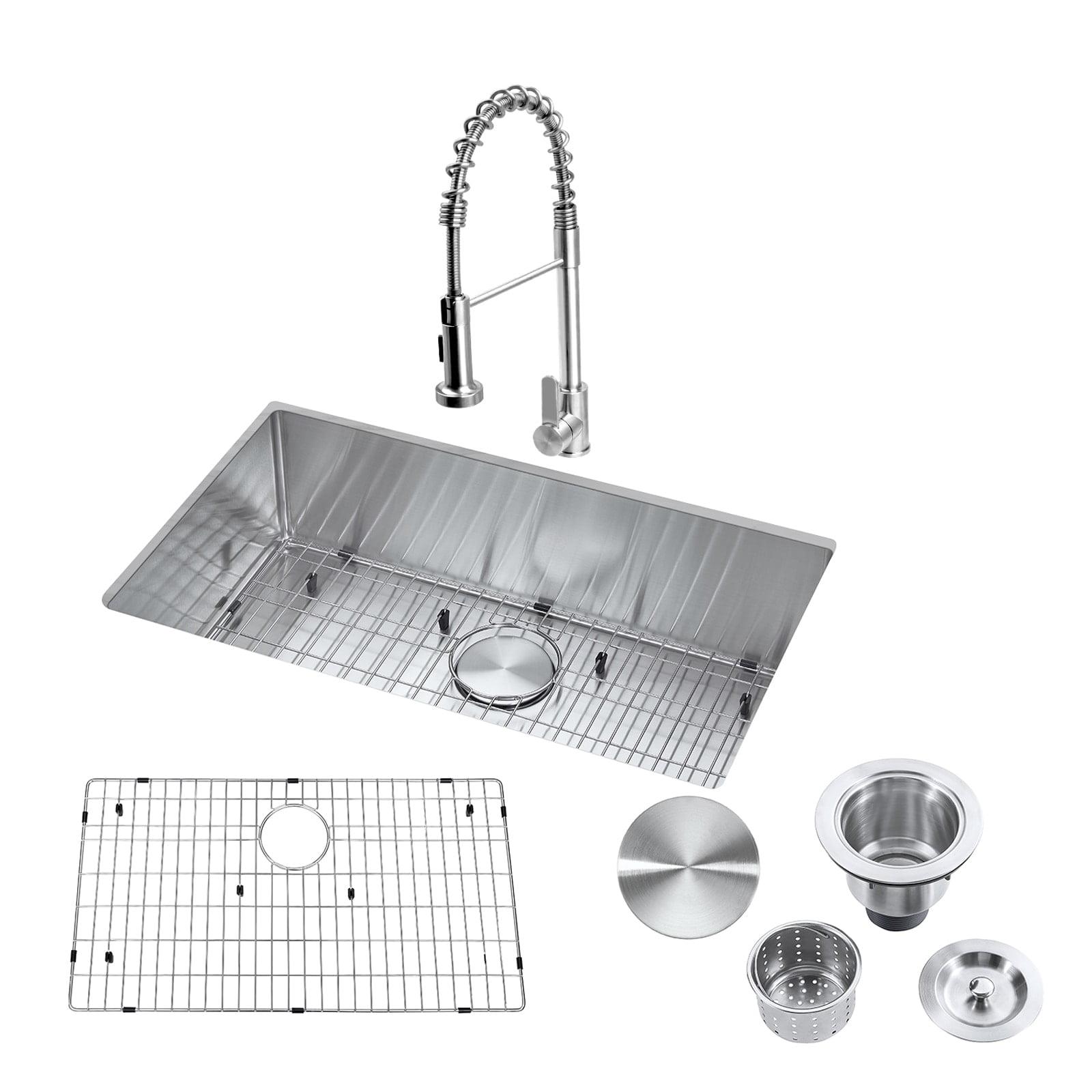 30'' L Undermount Single Bowl Stainless Steel Kitchen Sink