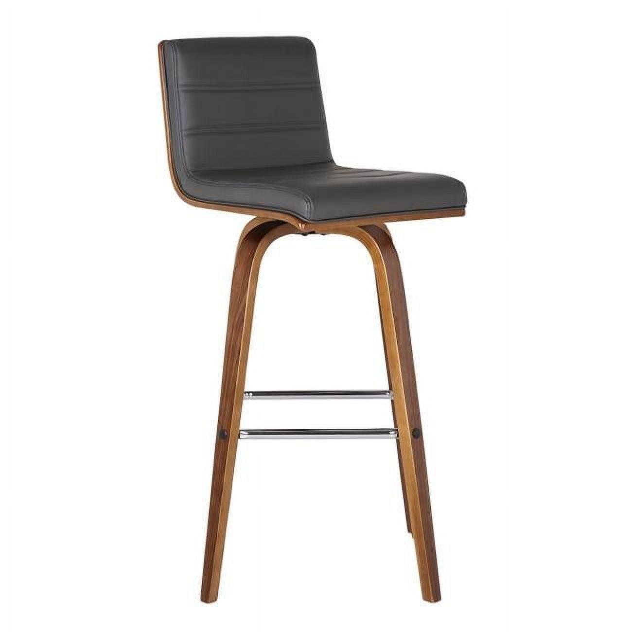 30" Vienna Faux Leather Barstool - Armen Living