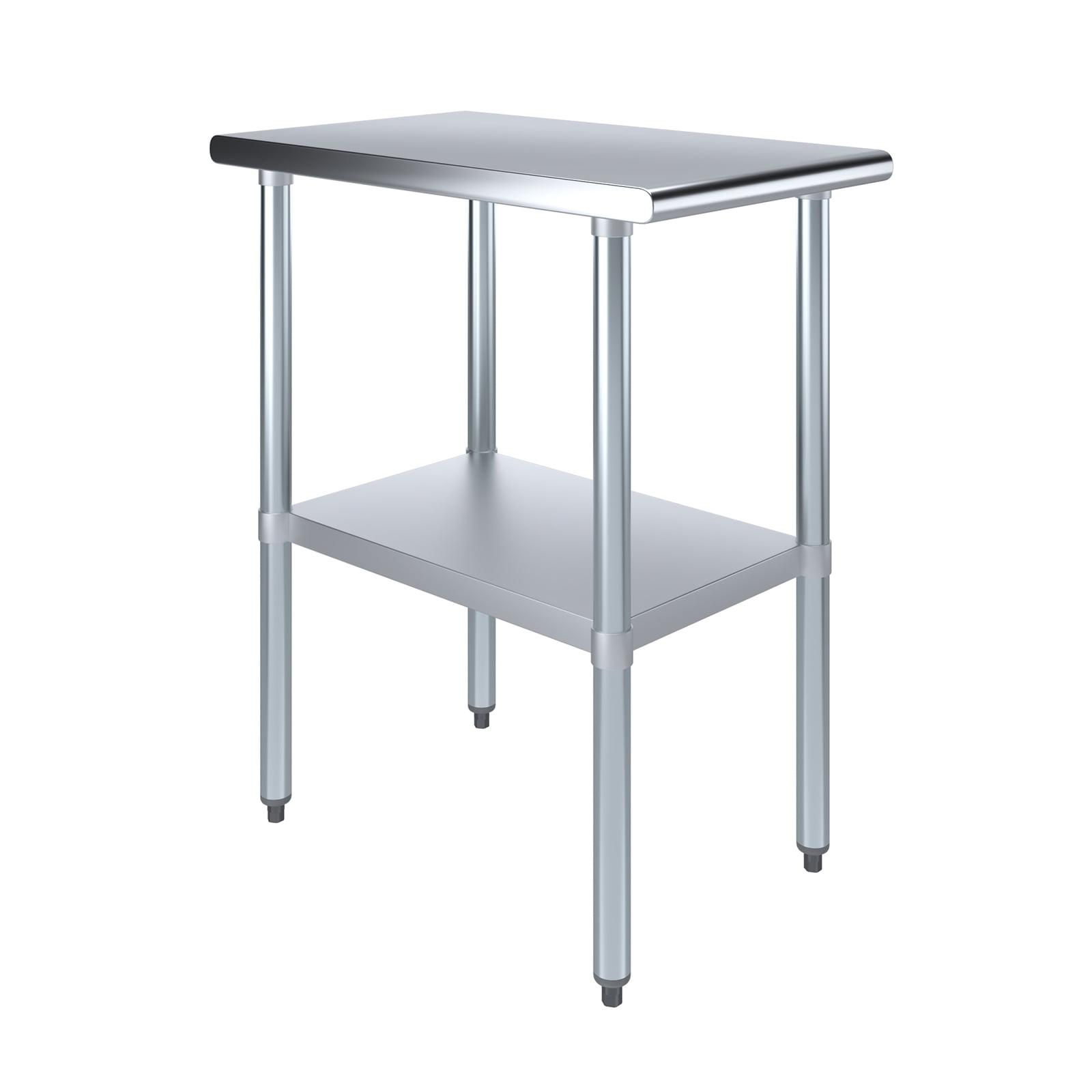 Amgood Stainless Steel Top Workbench