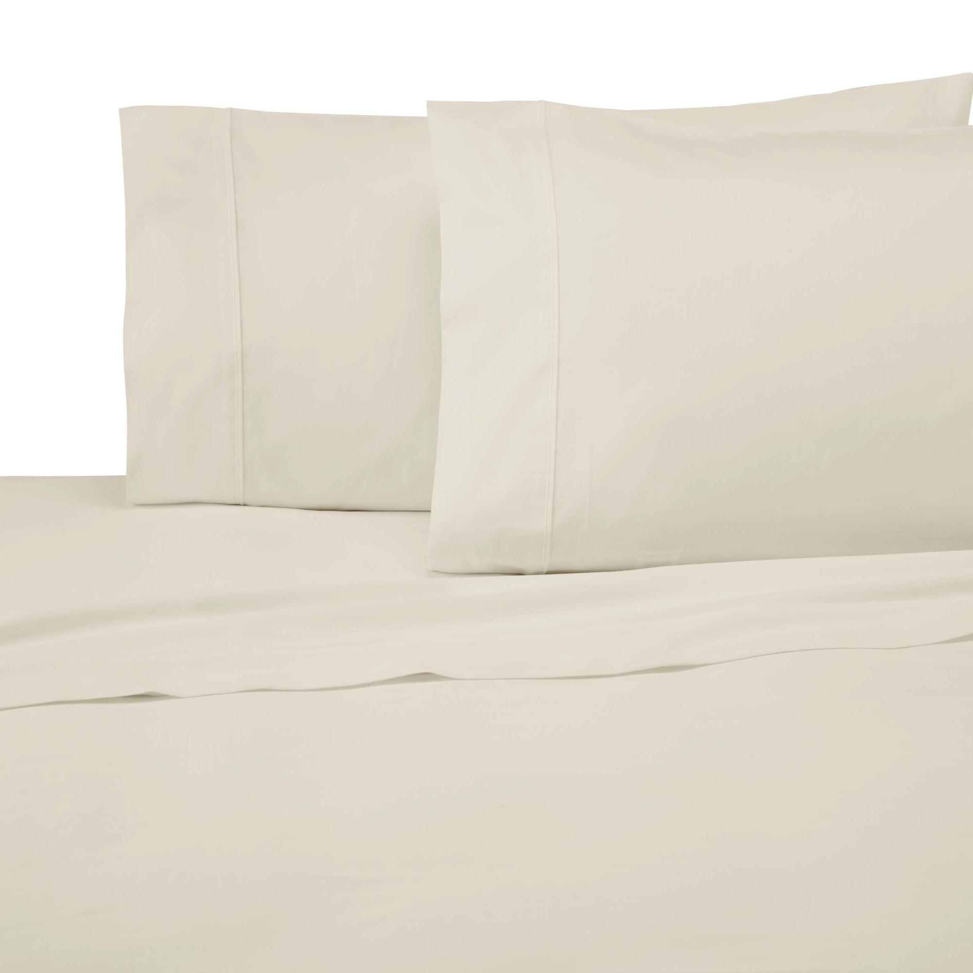 300 Thread Count King Cream Cotton Sheet Set