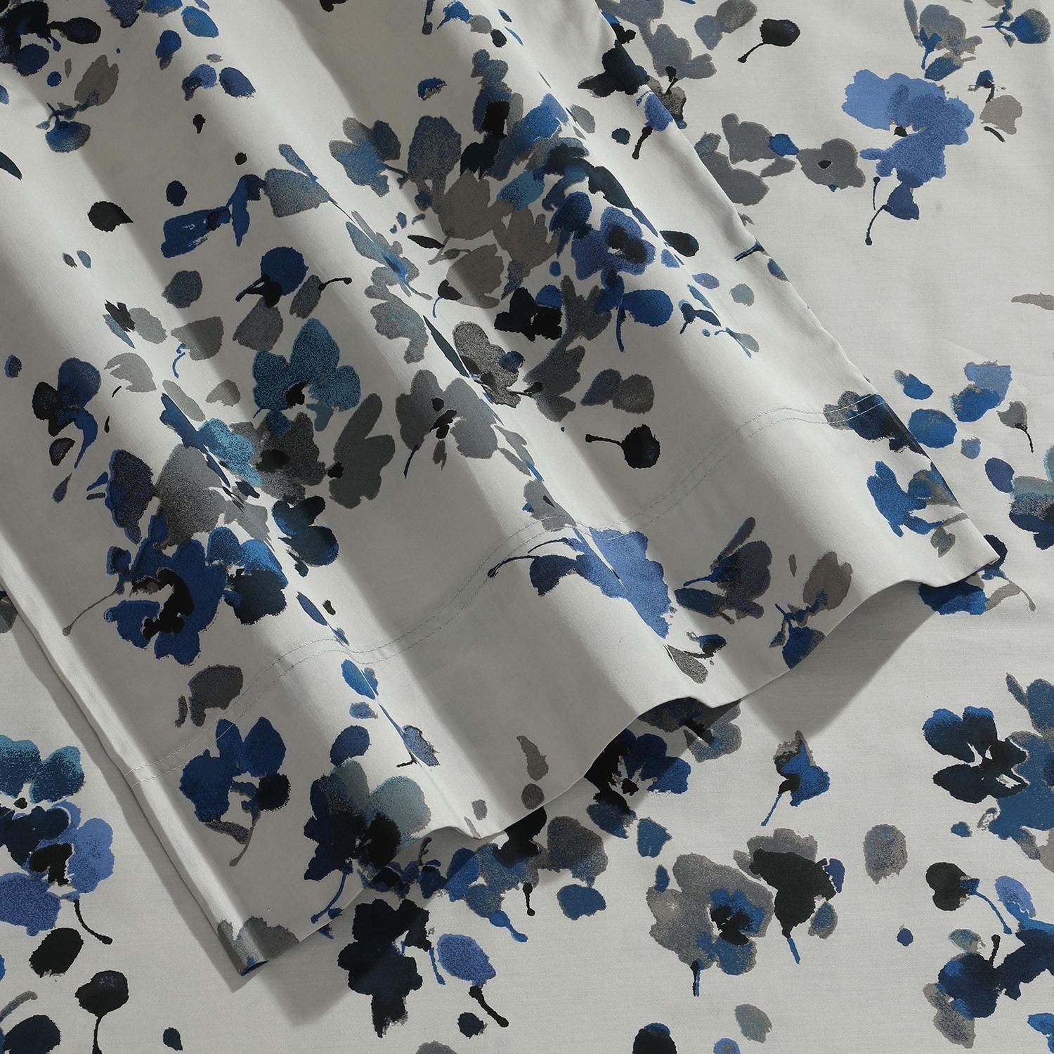 Tribeca Living Printed 300 Thread Count Sheets 100% Cotton Floral Sheet Set
