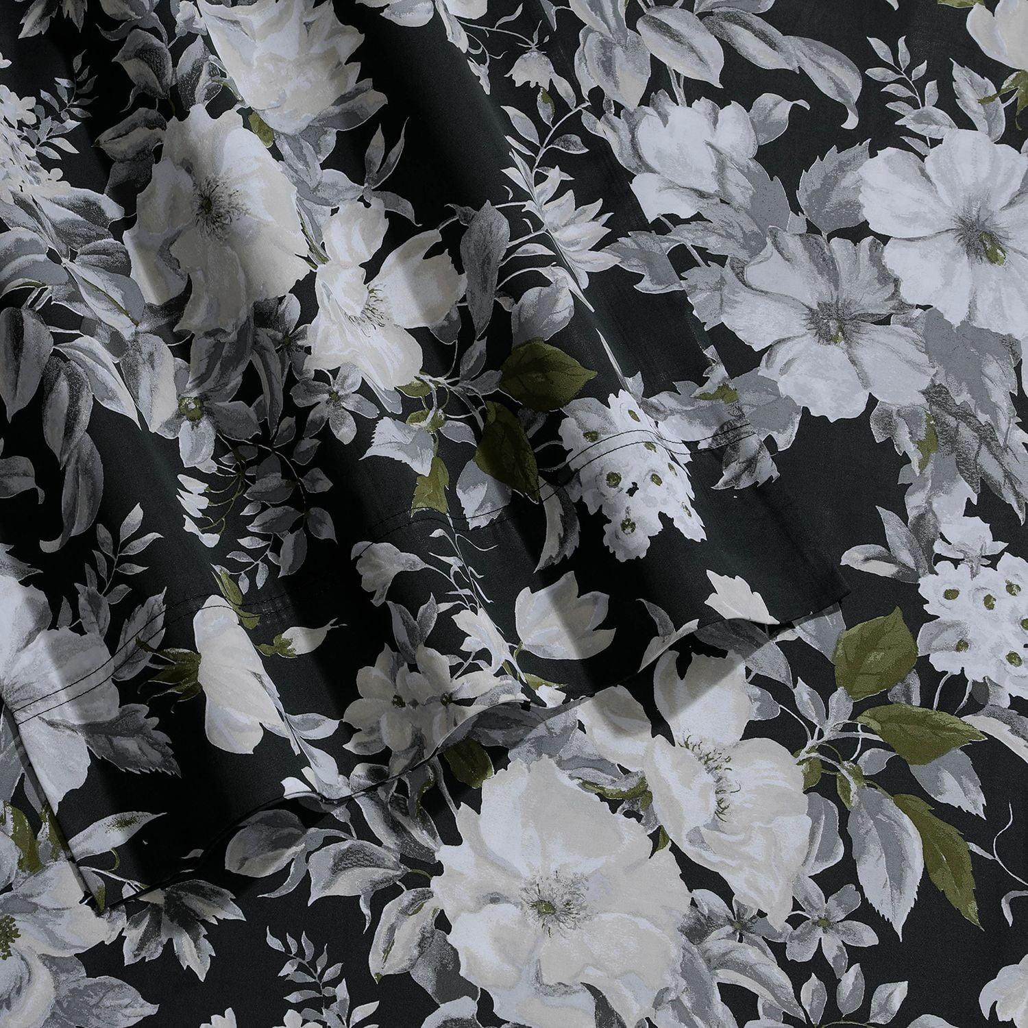 Tribeca Living Tribeca Living Printed 300 Thread Count Sheets 100% Cotton Floral Sheet Set