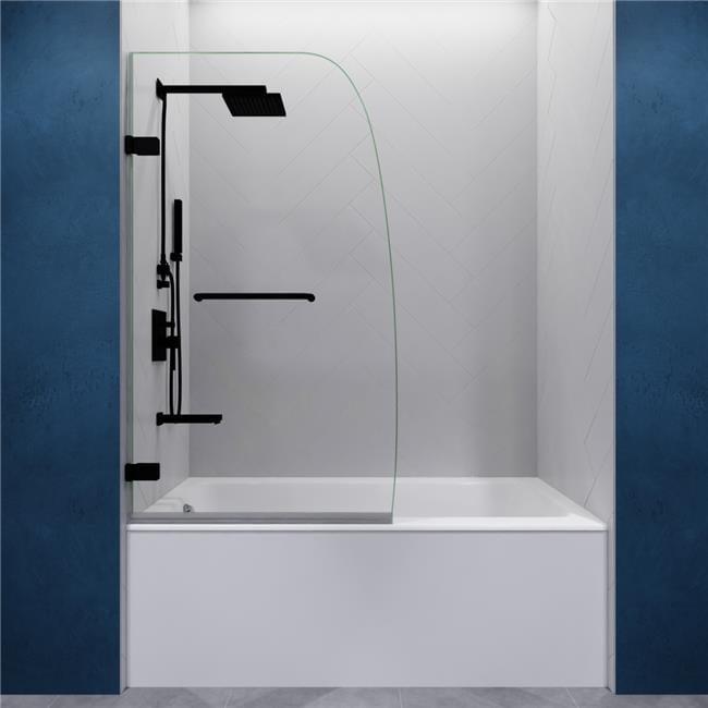 Vensea Series 31.5" W x 56" Pivot Frameless Tub Door