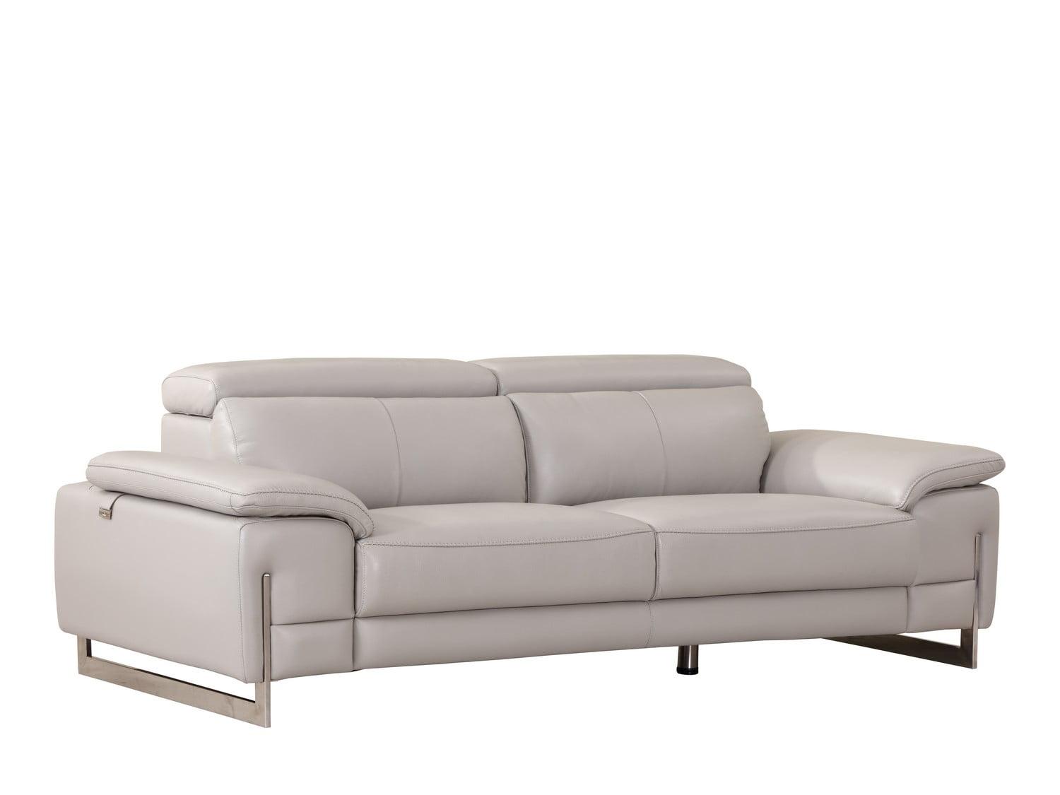 Adellia 87'' Faux Leather Sofa