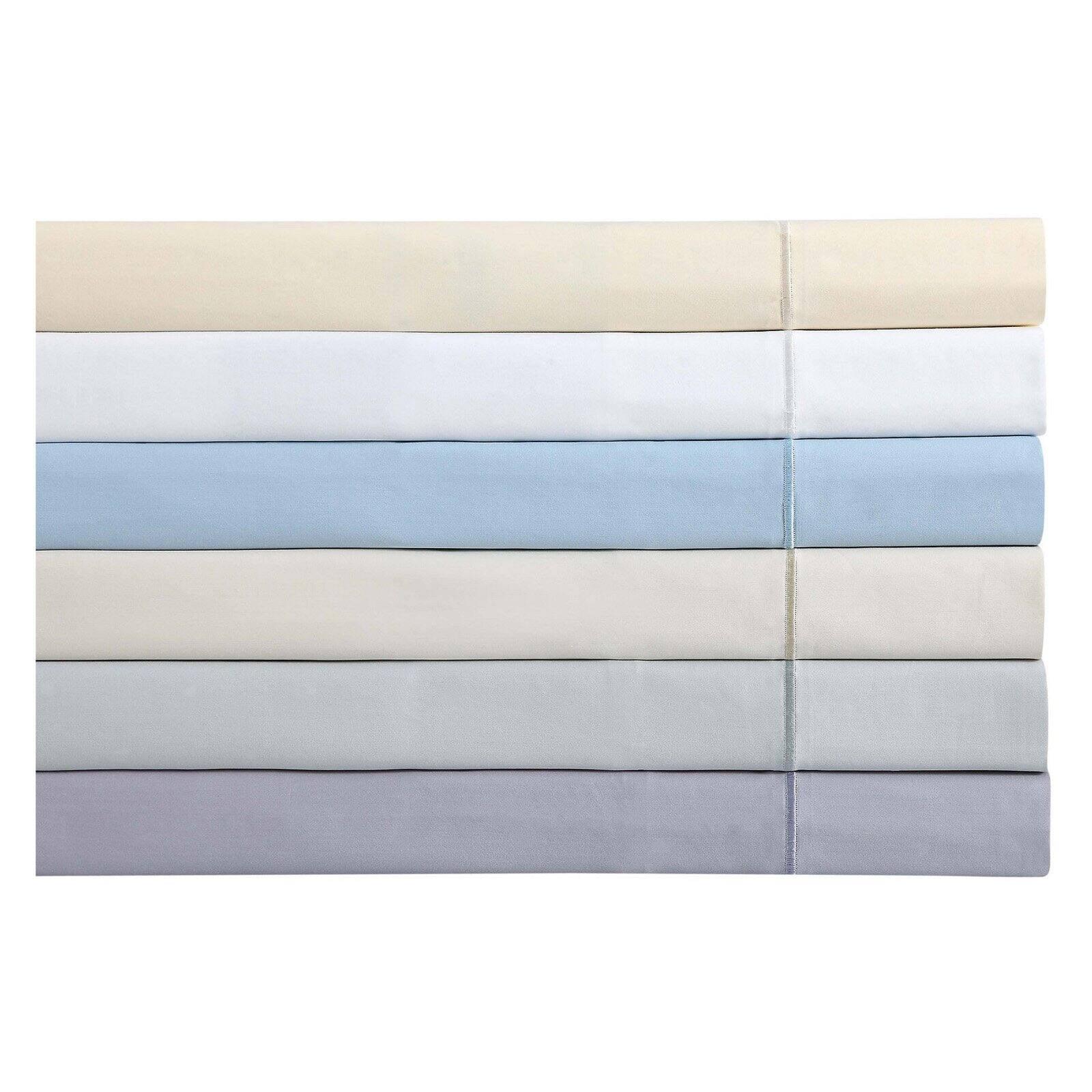 Bright White Full Cotton Percale Sheet Set