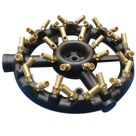 32-Tip Jet Burner 32 Tips Natural Gas Jet Burner Chinese Wok Range Pot Burner New