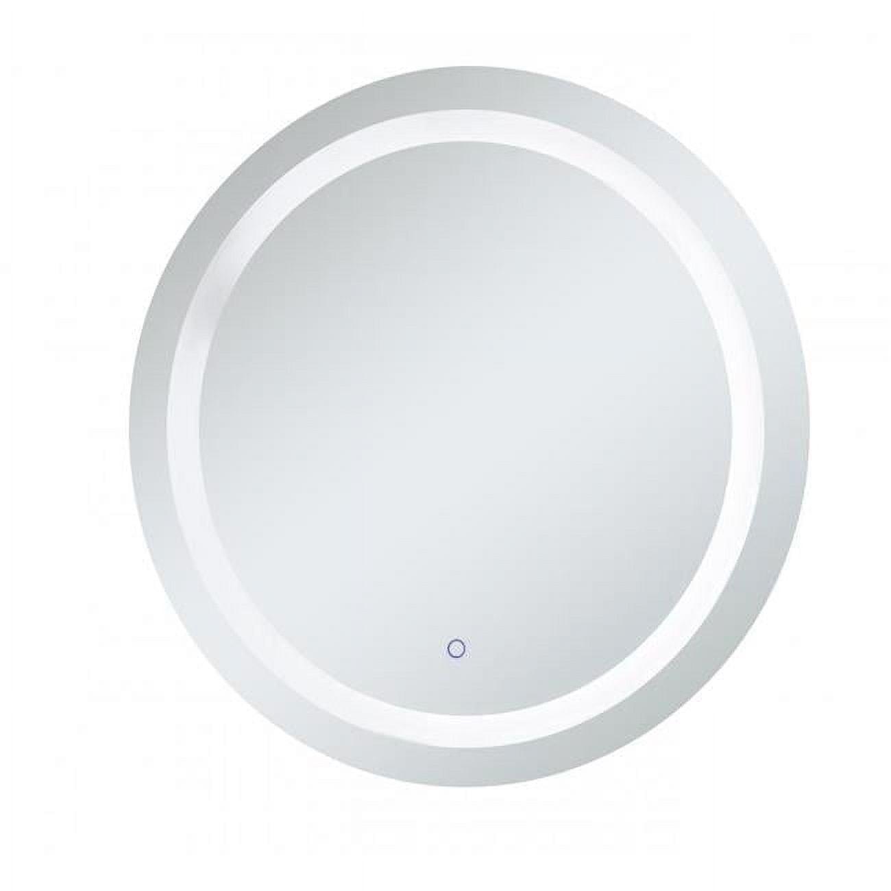 Elegant Lighting Helios 32 inch Hardwired LED mirror with touch sensor and color changing temperature 3000K/4200K/6400K