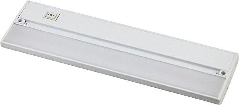 32" White Aluminum Under Cabinet LED Light with Dimmable Switch