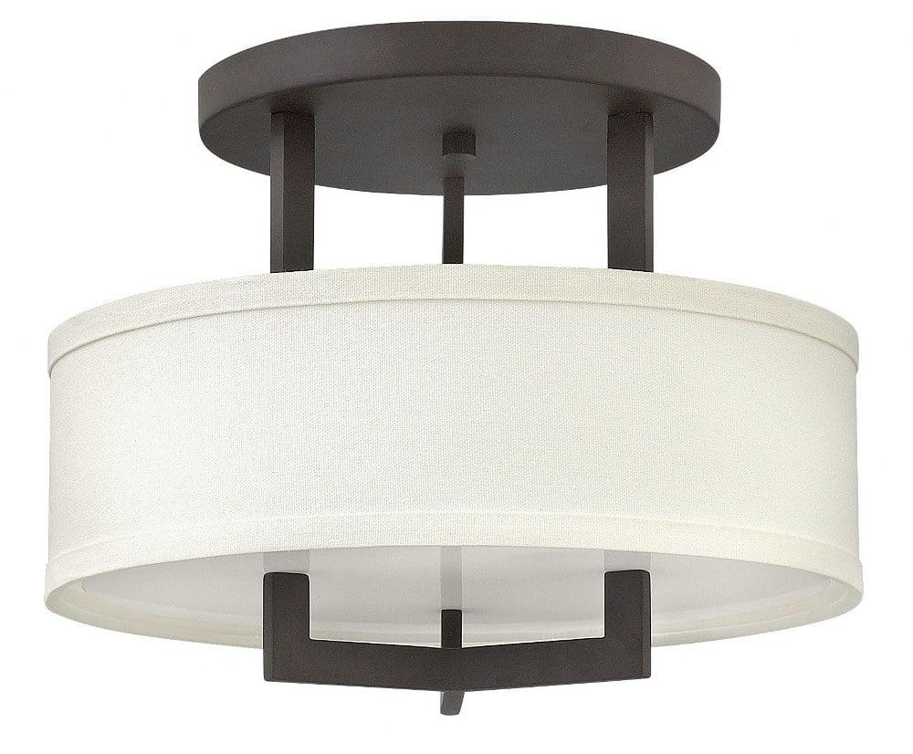 Hinkley Lighting - Three Light Semi-Flush Mount - Foyer - Hampton - 3 Light