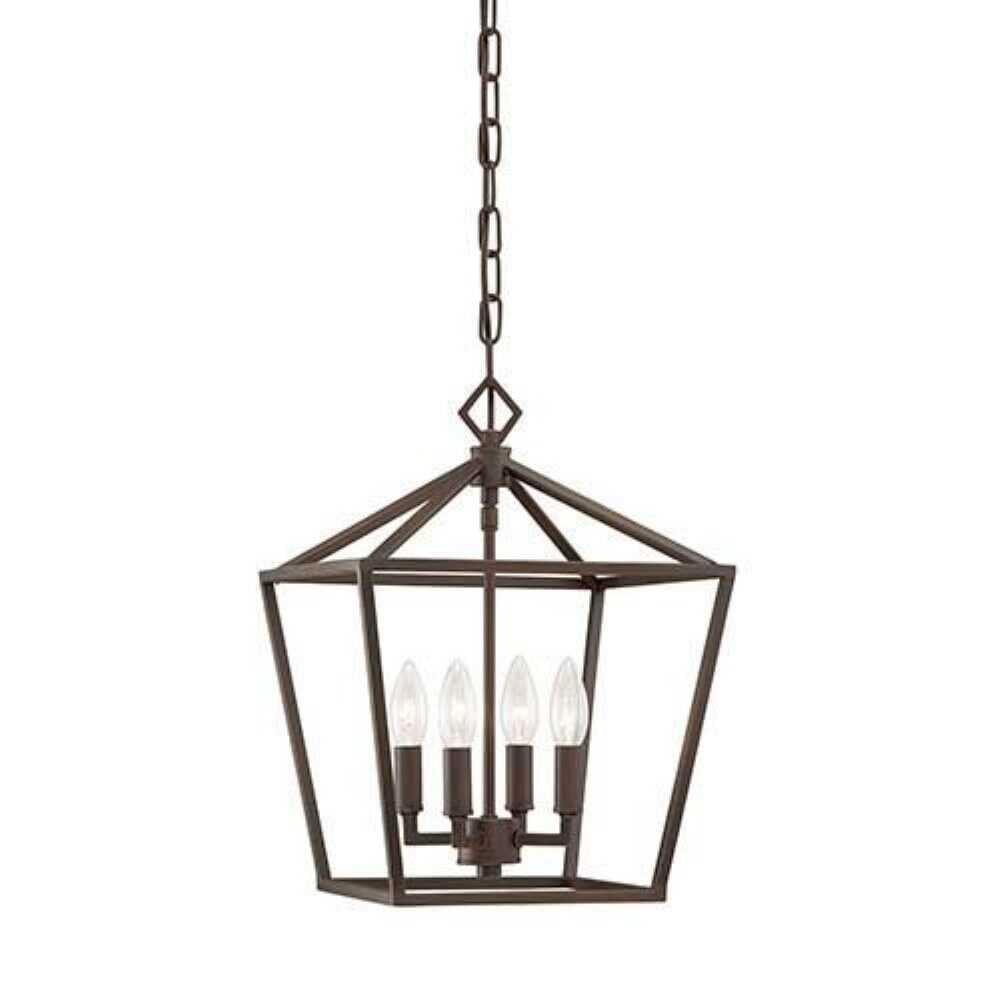 Millennium Lighting Ritner 4 - Light Pendant in  Rubbed Bronze