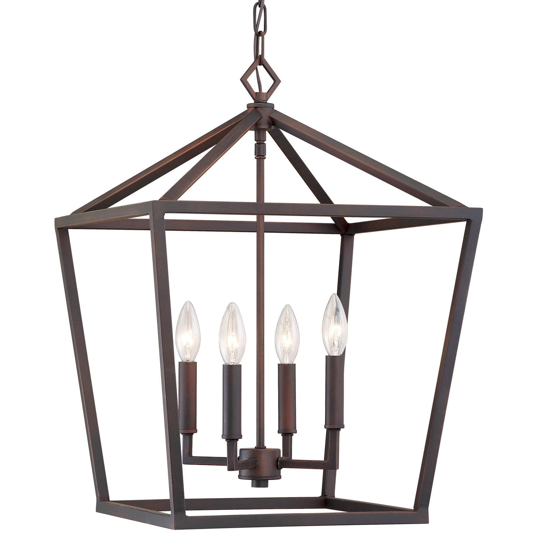 Millennium Lighting 4 - Light Pendant in  Rubbed Bronze