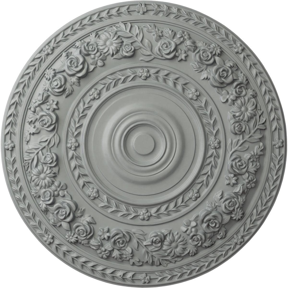 Ekena Millwork CM33RO 33.88 in. OD Architectural Rose Ceiling Medallion