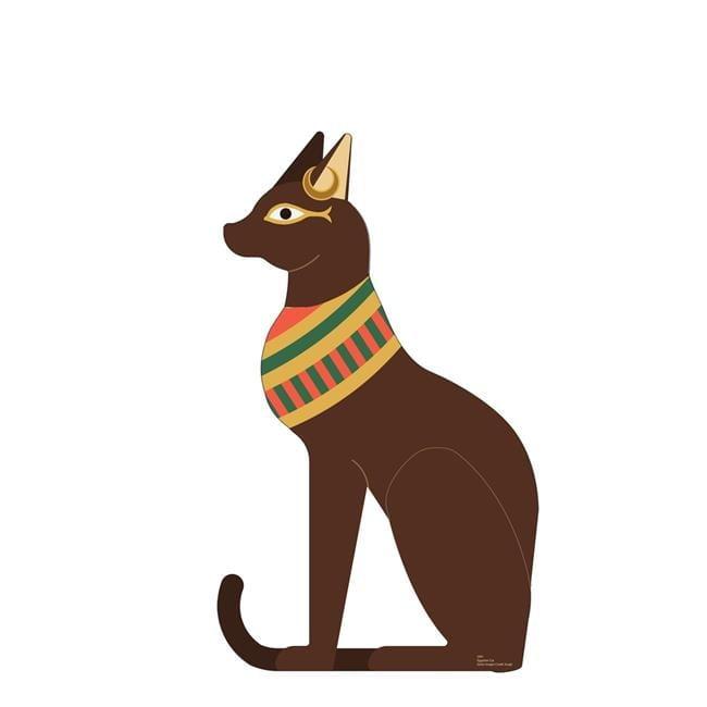 33 x 19 Inch Egyptian Cat Cardboard Cutout