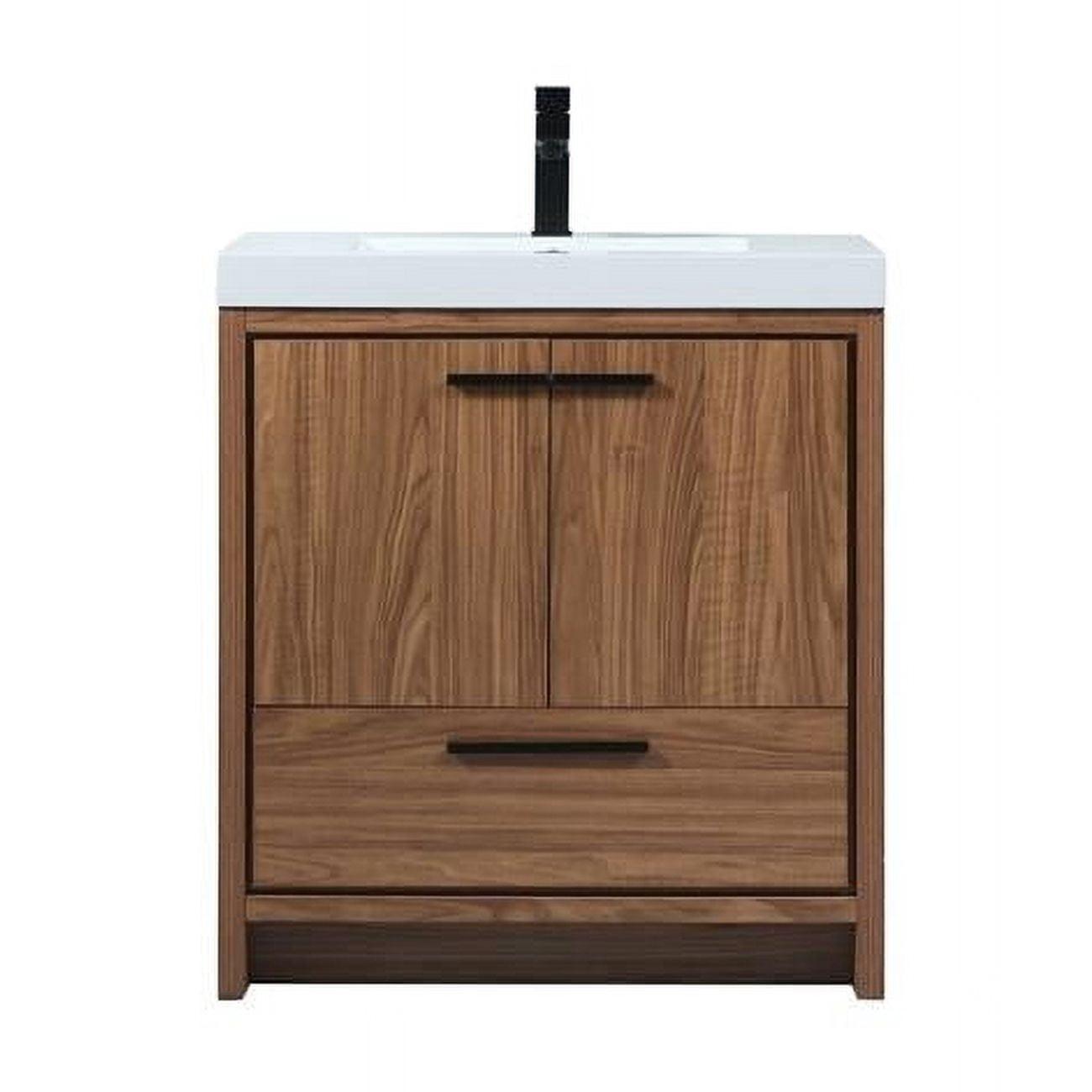 Mercury Row® Southmead 30'' Single Bathroom Vanity with Resin Top