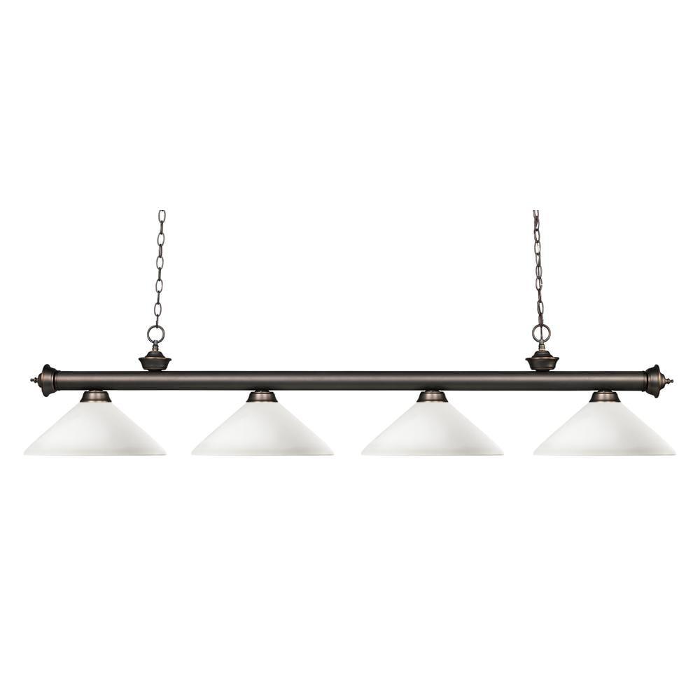 Barrington Industrial Matte Black Steel 8-Light Chandelier with Clear Waterglass