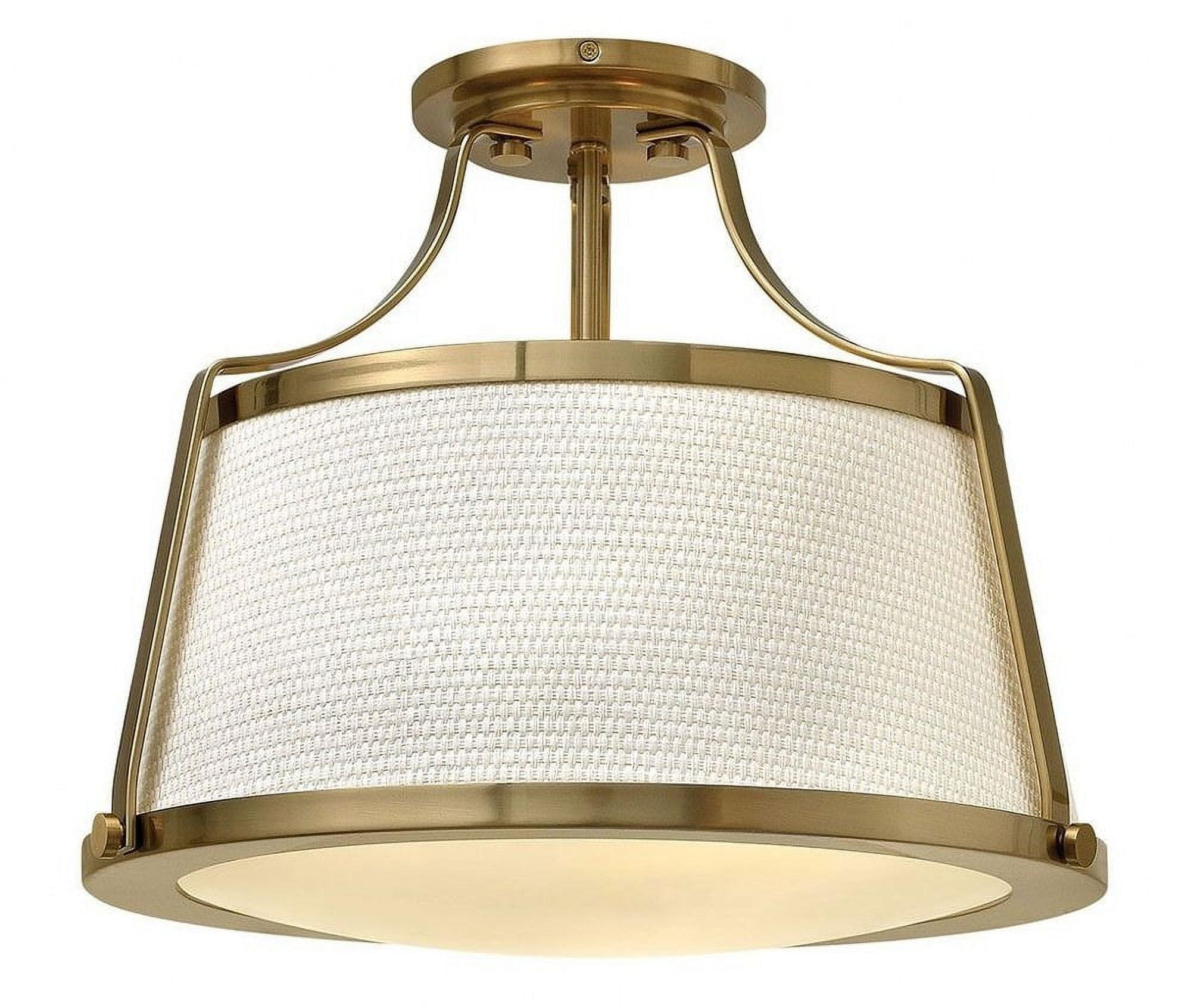 Hinkley Lighting Charlotte 3 - Light Semi-Flush Mount in  Brushed Caramel