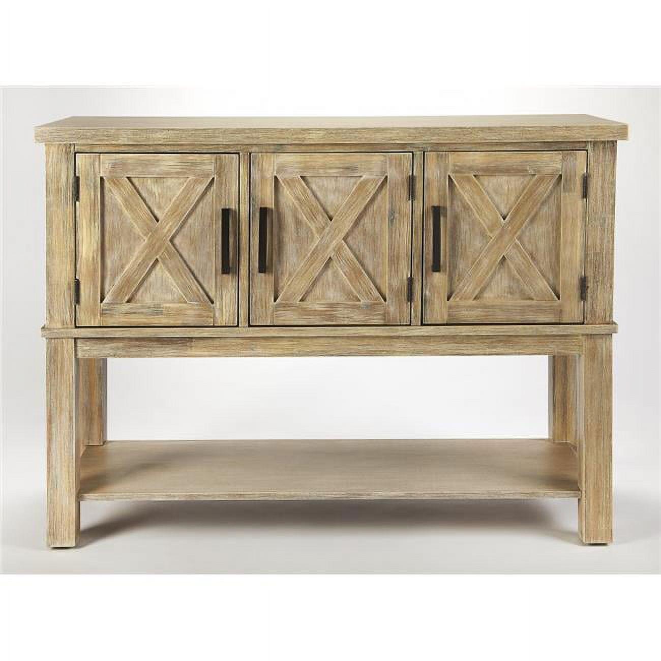 Chateau Urban Gray 48" Acacia Wood & Birch Buffet