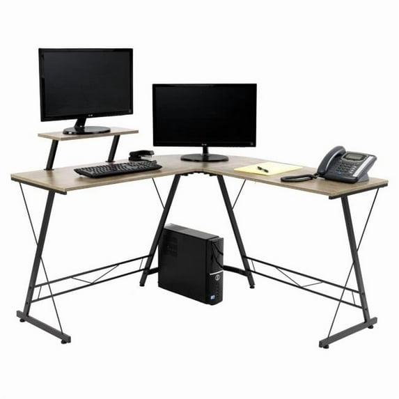 Inbox Zero Agide Metal Base Computer Desk
