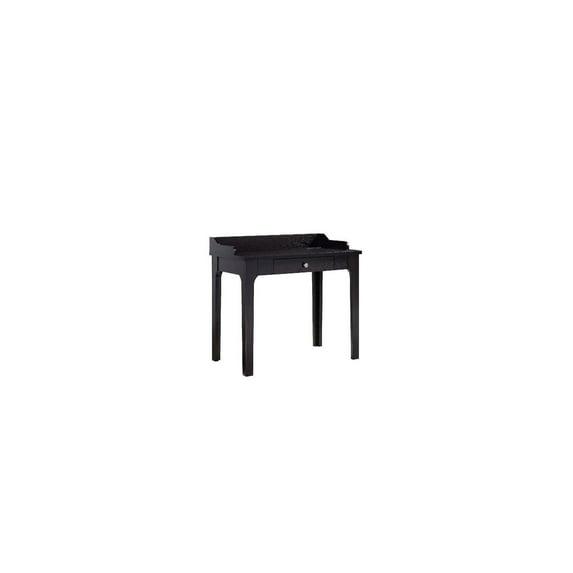 36 " Ethan Collection 1 Drawer Desk with Power and Dual USB Dark Brown