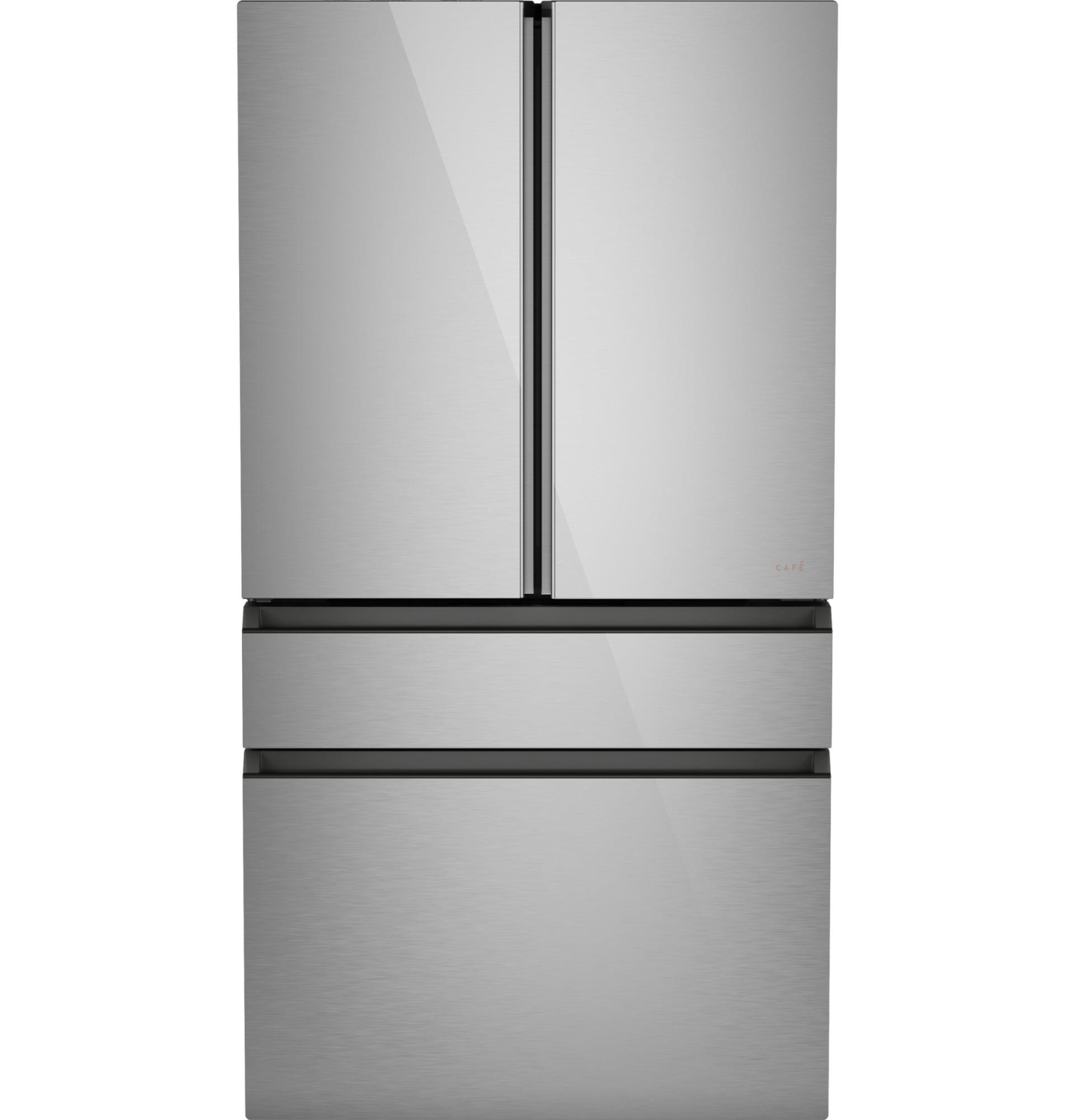 Energy Star® 28.7 Cu. Ft. Smart 4-Door French-Door Refrigerator in Platinum Glass with Dual-Dispense Autofill Pitcher