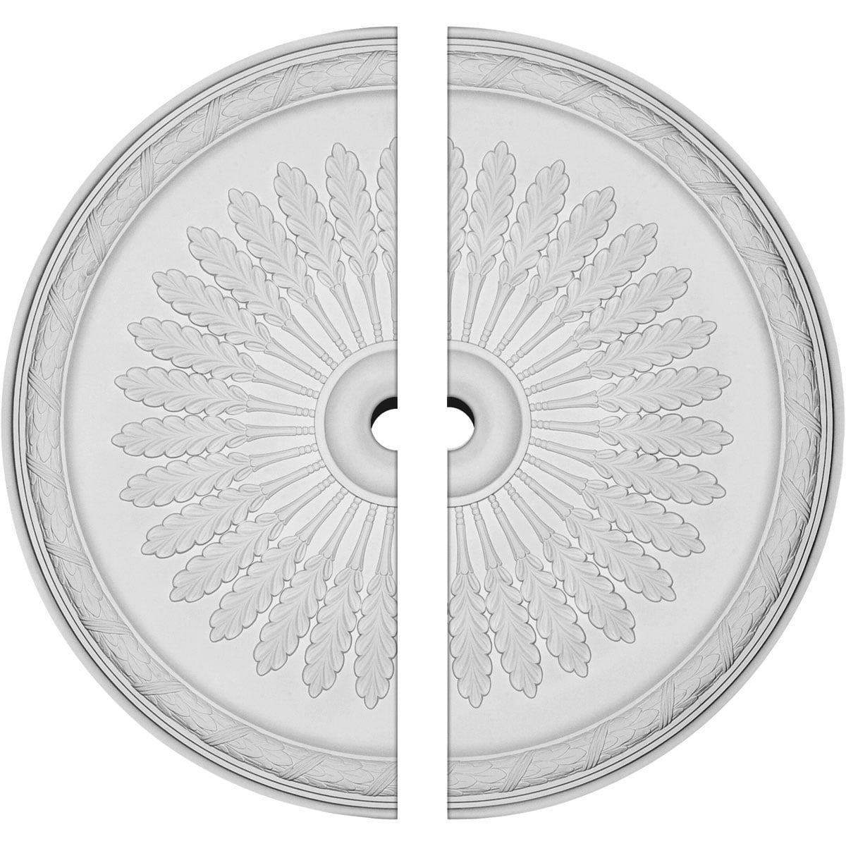 36" Primed White Urethane Ceiling Medallion